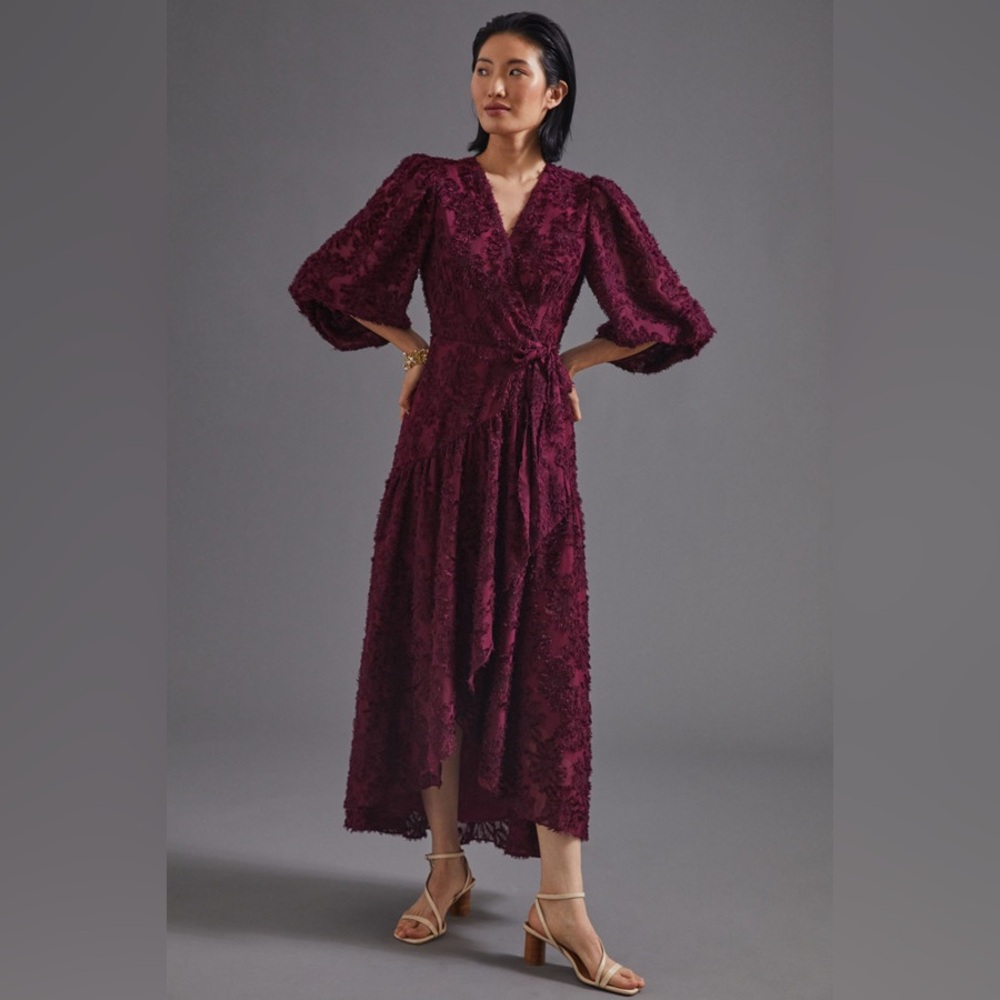 Hutch Rosa Floral Wrap Maxi Dress